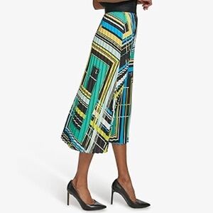 ♥️🔥❤️🔥 Karl Lagerfeld Paris Roadmap pleated midi skirt size S ♥️🔥❤️🔥